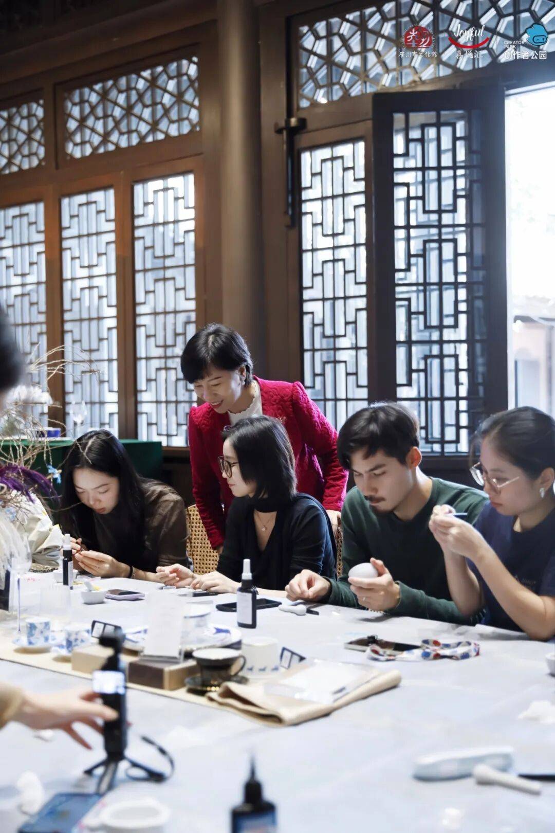 箱贴、珠绣纽扣胸针、get宋韵妆造出片绝绝子AG真人直营【报名】活动上新！DIY押花冰(图19)